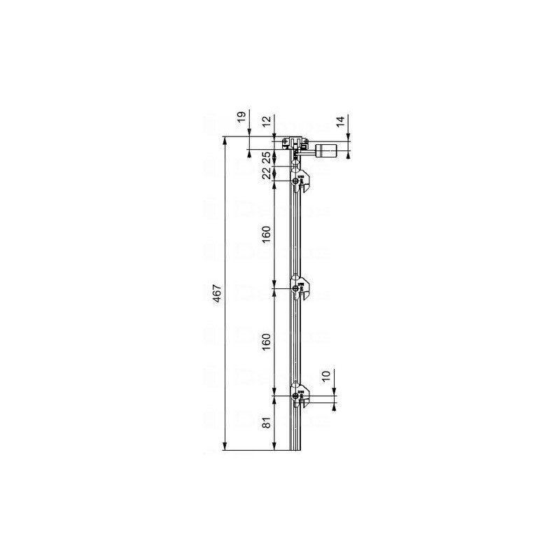 Rúd SVS3 típ.1 (1+3 mag.483mm)