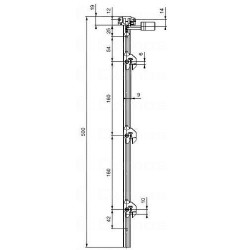 Rúd SVS3 típ.2 (1+3 mag.515 mm)