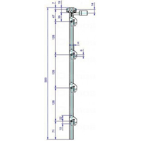 Rúd SVS3 típ.3 (1+3 mag.547 mm)