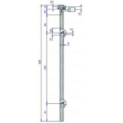 Rúd SVS3 típ.5 (1+2 mag.544 mm)