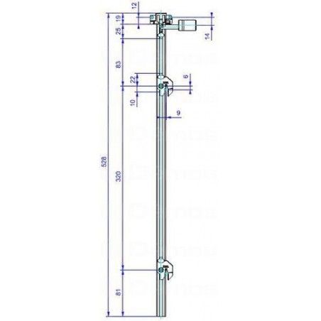 Rúd SVS3 típ.5 (1+2 mag.544 mm)