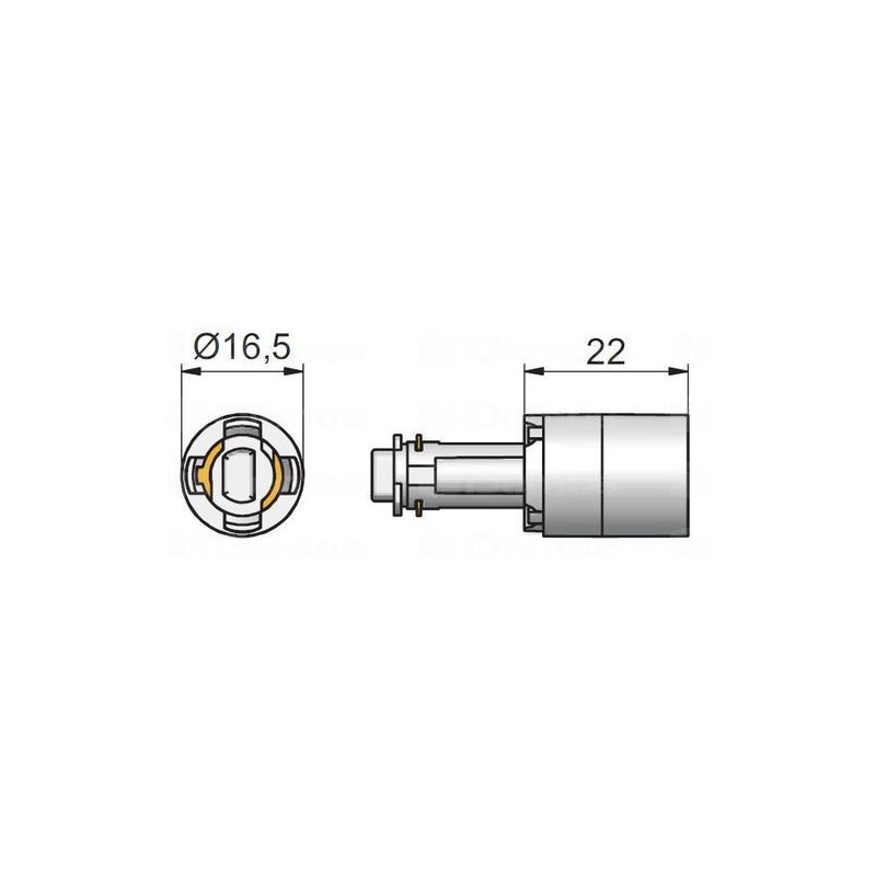 Hosszabbító adapter 22mm