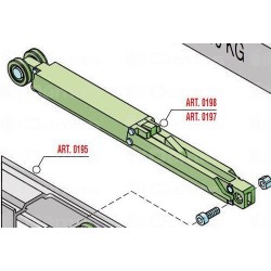 Silent csillapító beltéri tolóajtóhoz 40kg