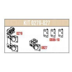 SISCO 279-827 harmonika ajtó szett 2 ajtóra