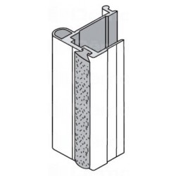 SEVROLL Tytan fogantyú profil (18mm) 2,7m Oliva