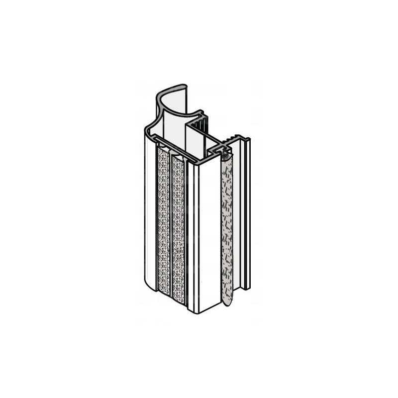 SEVROLL System 10 II fogantyú profil 2,7m Ezüst