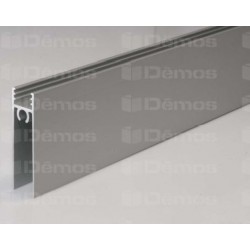 SEVROLL Simple alsó takaró profil (10mm) 1,5m Ezüst