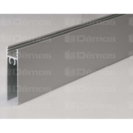 SEVROLL Simple alsó takaró profil (10mm) 1,5m Ezüst