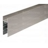 SEVROLL Simple alsó takaró profil (18mm) 1,5m Ezüst