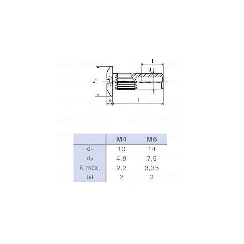 Összekötő csavar ház M6x30mm Nikkel