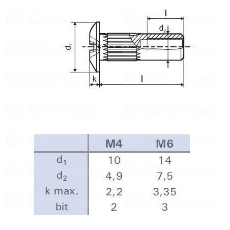 Összekötő csavar ház M6x30mm Nikkel