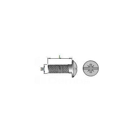 Összekötő csavar M6x14 Nikkel