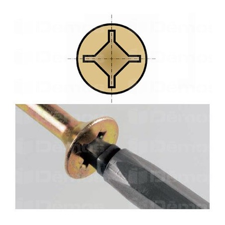 Csavar Uniquadrex 3x40 sárga Zn